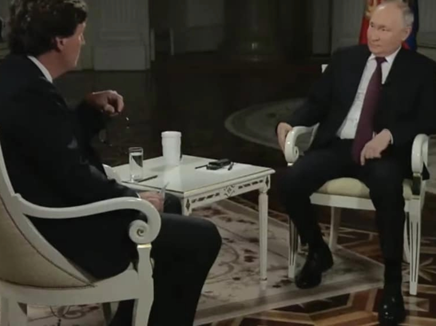 Тъкър Карлсън за интервюто си с Путин: Светът има право да знае всичко за войната